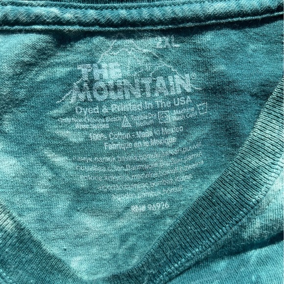 Men's The Mountain T-Shirt Multicolor Pharaoh 2XL USA NAS Egypt Oversized TieDye - Picture 2 of 10